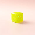 Cube sucre jaune pailleté