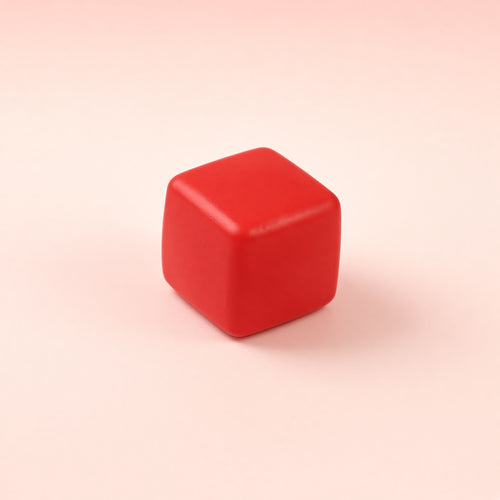 Cube sucre rouge