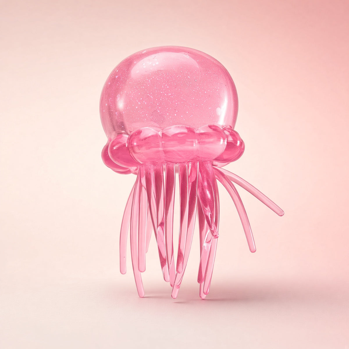 Méduse à paillettes rose