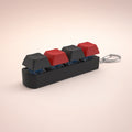 Touches clavier noir et rouge