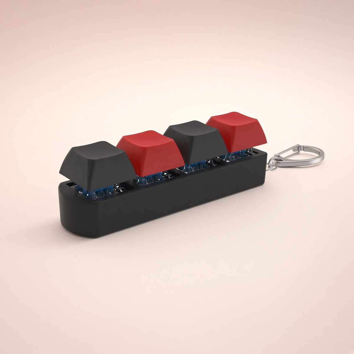 Touches clavier noir et rouge
