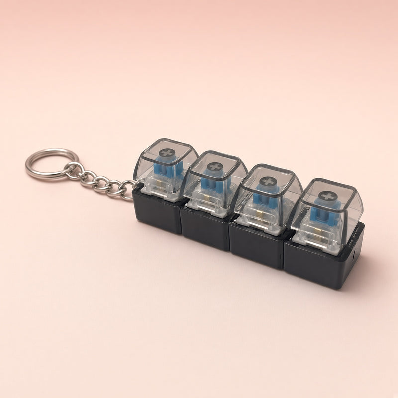 Touches clavier transparentes